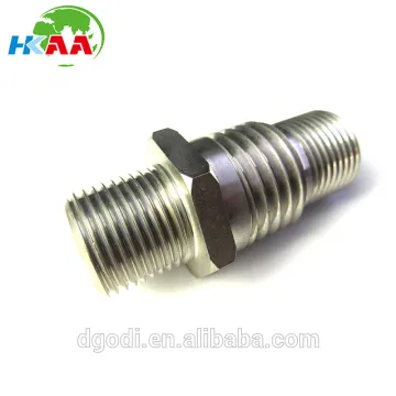 NPT Thread chrome plated copper / brass pipe fitting