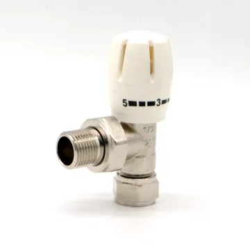 Brass  thermostatic valve thermostatic angle valve promotion radiator heater valve