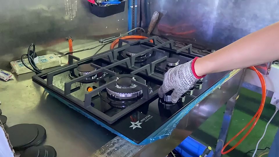 5 Year Warranty  0.7mm Thickness Stainless Steel Top Plate  Built-in 60cm 4 Burners Gas Stove/Cooking Gas Cooktops