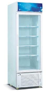 Upright wine and beverage coolers Cheap Vertical single door refrigerated display cabinets