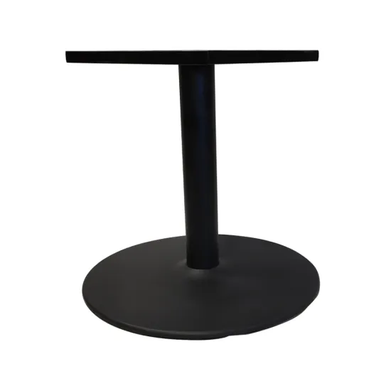 Cast Iron Black Color Powder Coated Square Top Table Base