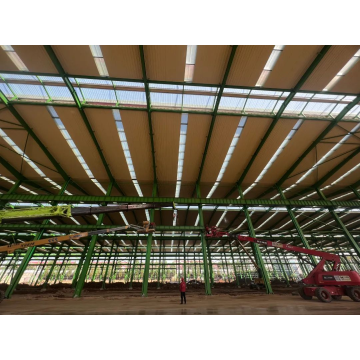 Жоғары сапалы болат құрылымы Prefab жылыжайы