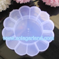 15.5 CM Large Round Flower Storage Box Plastic Jewelry Containers Case Home Organizer