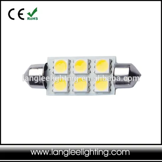 Marine LED Festoon light 6SMD 5050 1.2W 10-30VDC