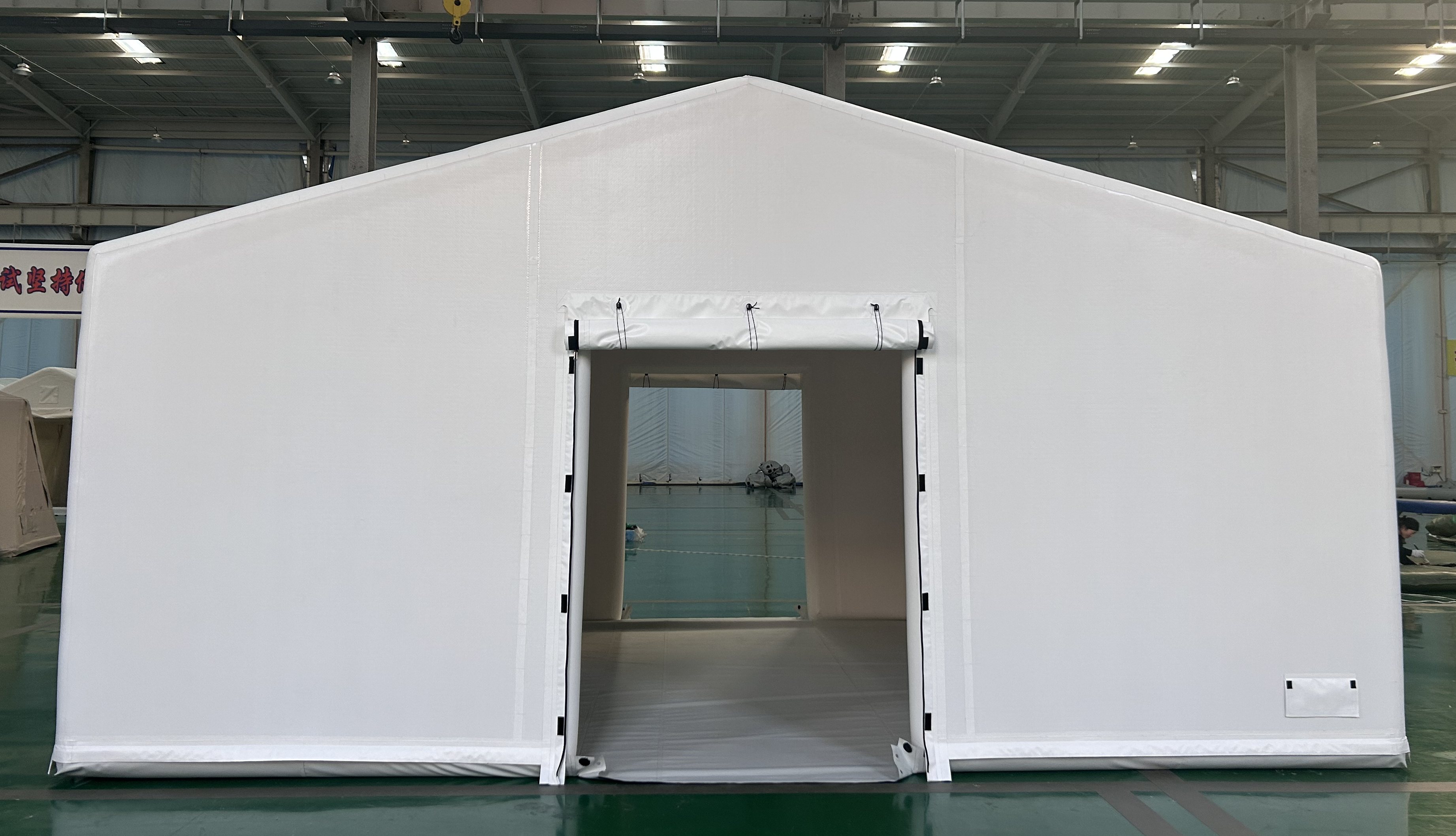 DST inflatable tent door