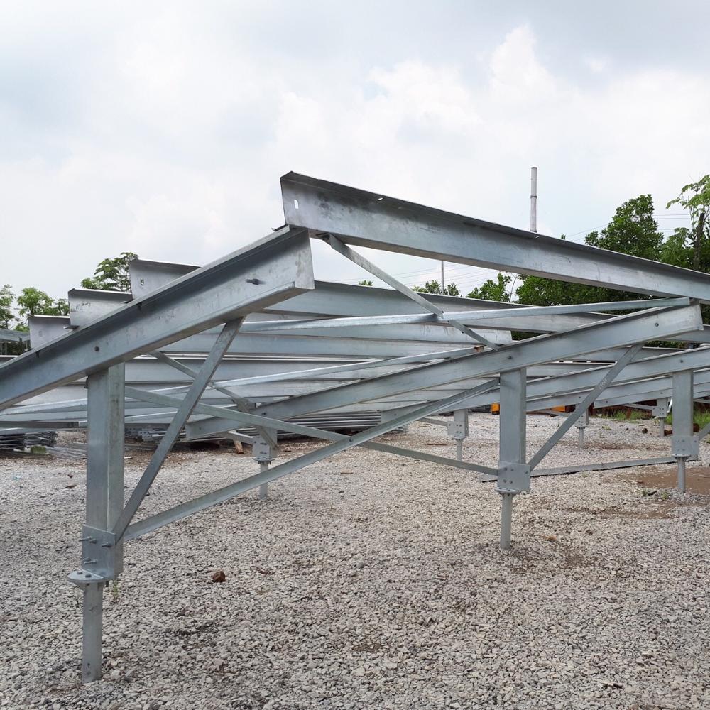 Base de tornillo de tierra galvanizado para la construcción de madera