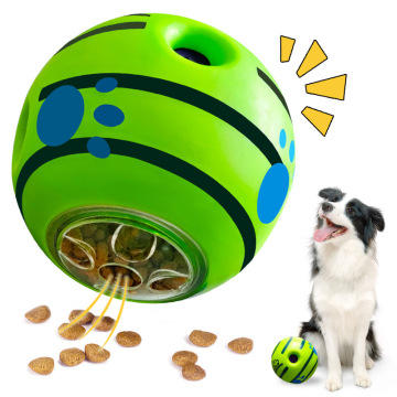Interactive Ball Toy for Pets with Leaking Food Feature