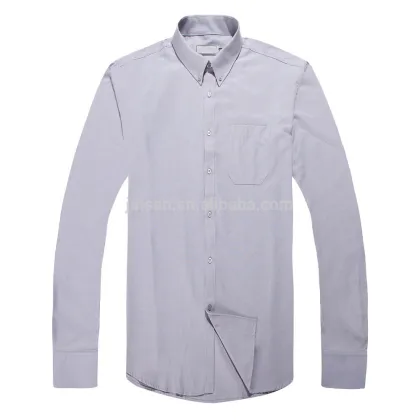 Grey Oxford Long Sleeve Uniform Shirts