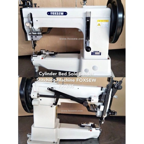 China Máquina de coser suela de zapatos de cama de cilindro Fabricantes