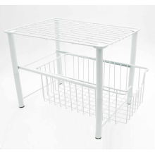 Durable metal stackable storage racks