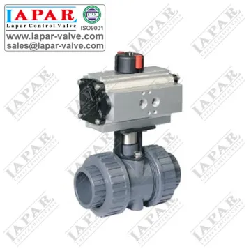 LPD12 Plastic Valve Butterfly Valve Pneumatic Actuator