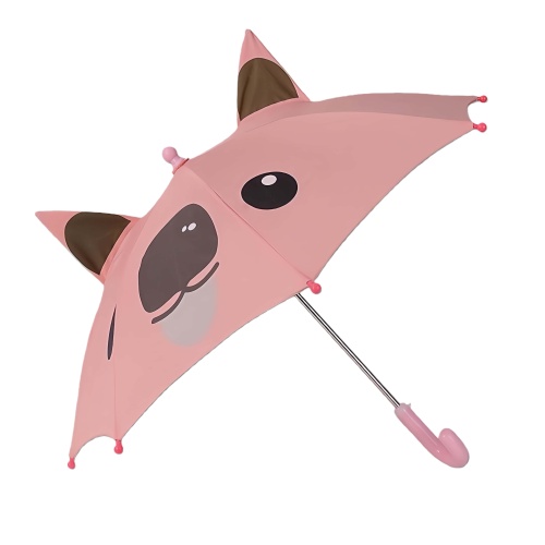 Divertidas sombrillas con orejas para los días lluviosos