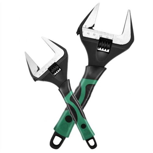 Mubo nga pagdumala sa daghang pagbukas sa sanitary nga adjustable wrench