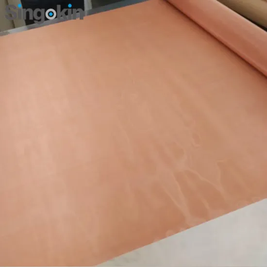 5G EMF Protection Copper Fabric with 8mm Thickness, 200mm Length x 100mm Width