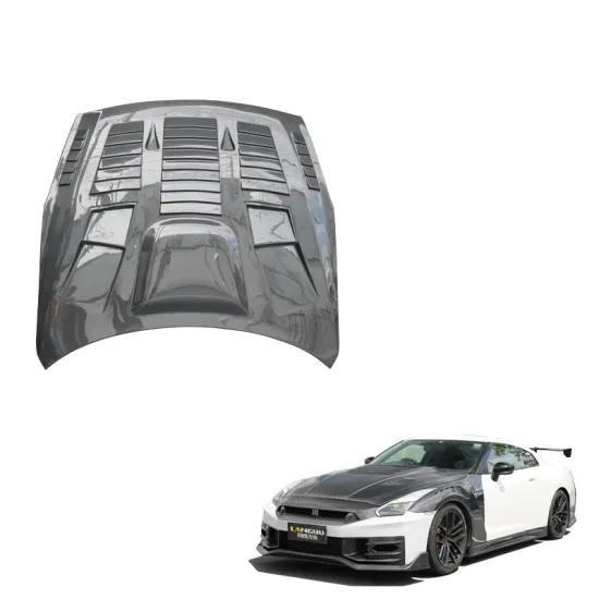 Carbon Fiber Engine Cover Front Bonnet for Nissan GTR R35 C Style