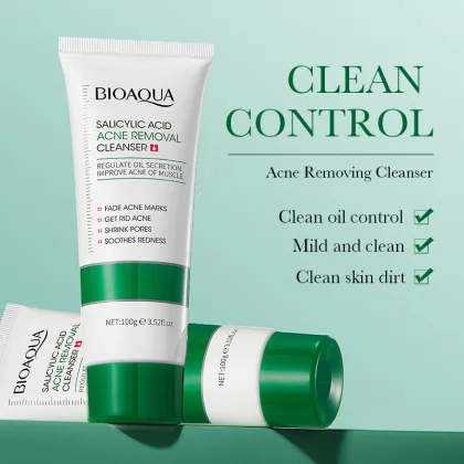 Salicylic Acid Face Cleanser for Acne Removal and Balanced Skincare