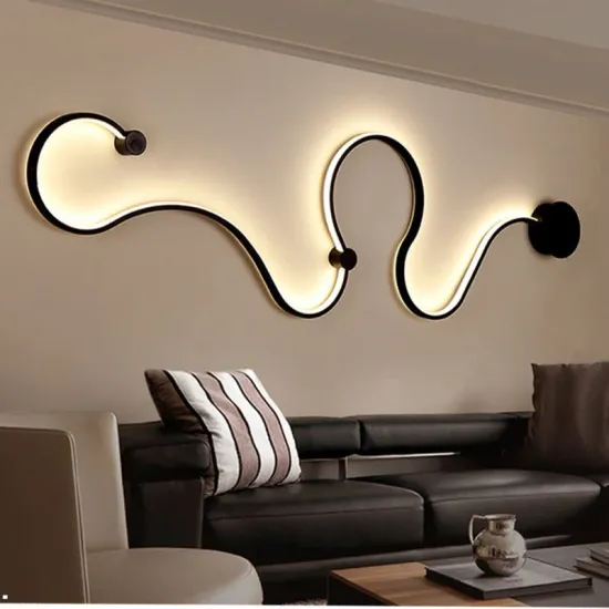 DGLUX New Nordic Minimalist Wall Lamp - Intelligent Bedroom and Living Room Decorative Light