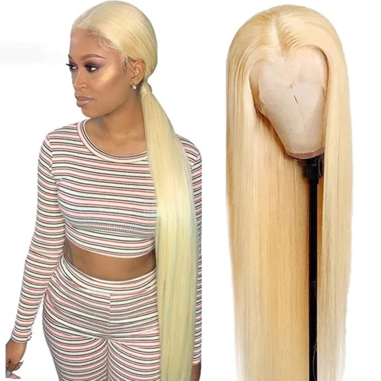 Uniky Wholesale Pre-plucked 13x4 13x6 613 Lace Front Wig Human Hair ,613 Hd Lace Frontal Wig,Blonde 613 Full Lace Wig Human Hair