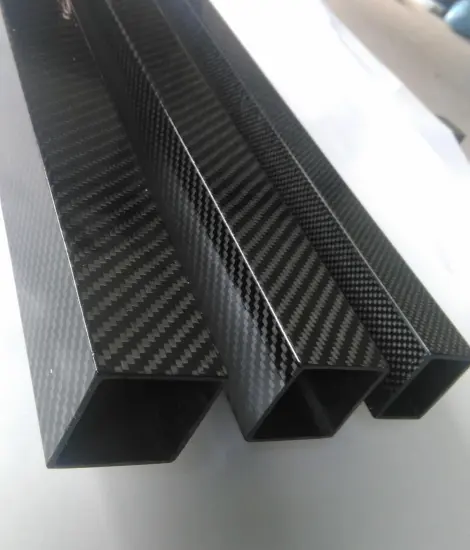 3K twill plain weave carbon fiber square tube