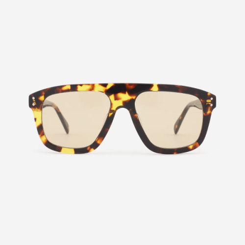 Pilot Square Acetate Unisex Sunglasses