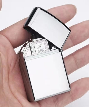 FACTORY OEM Classic Windproof Flameless Dual Arc Plasma Rechargeable Electric USB Lighter