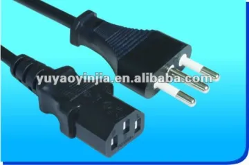 Italian power cords IEC 60320 C13