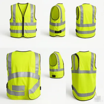 Reflective vest safety traffic vest