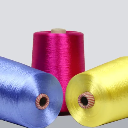  Bright Color 300D/60F 100% Viscose Rayon Filament Tube Yarn 