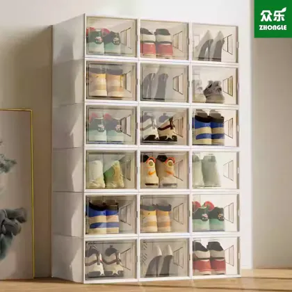 Dormitory shoe storage box simple shoe cabinet