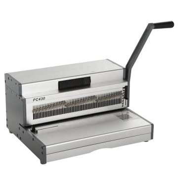 A3 size plastic spiral coil binding machine for music score