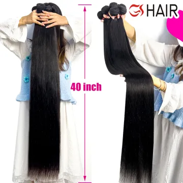 GS Cheap 40 Inch Raw Cuticle Aligned Indian Hair Bundles