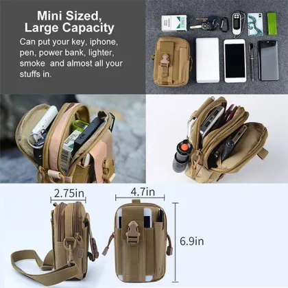 Special Design Camouflage Sling Buckle Waist Bag