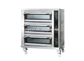 Stainless Steel Electric/ gas Deck Oven /commercial bakery deck oven