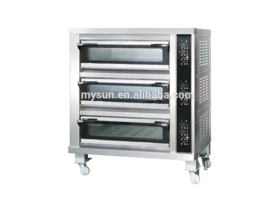 Stainless Steel Electric/ gas Deck Oven /commercial bakery deck oven