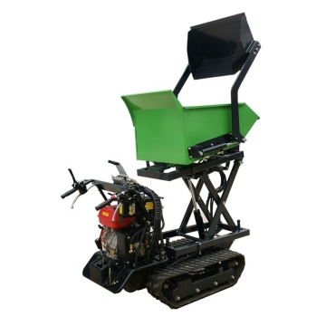 EPA Selbstladung Mini -Crawler -Transporter mit Gummibahnen - Dumper zum Verkauf (500 kg bis 3ton) mit Lift und Kran