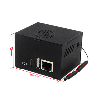 Orange Pi Metal Case for Orange Pi Zero 3: Protective Cover with Expansion Board and Cooling Fan
