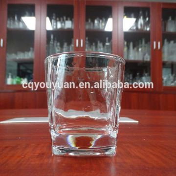 Drinking Glass Cup Unique Square Whisky Glass Heavy Base