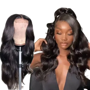Bone Straight Lace Front Human Hair Wigs Transparent Lace Frontal Wig T Part Remy Brazilian Straight Lace Front Wig