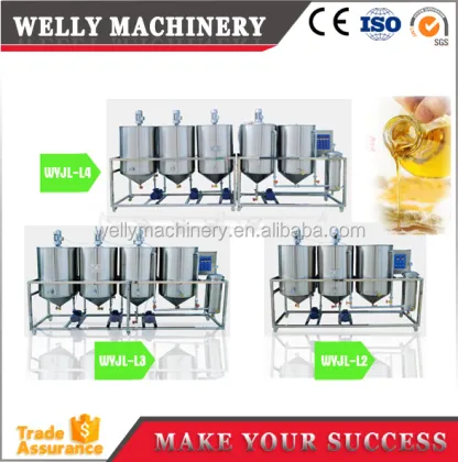 Factory Price Small Scale Palm Oil Refining Machinery for Sale