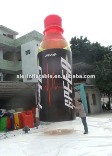 Chinese giant inflatable bottle for advertising