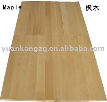 wood flooring-finger-jointed maple solid