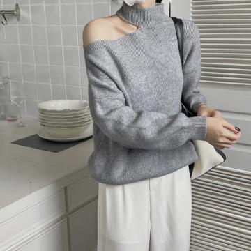 Pulls de pull à manches longues en vrac pour femmes