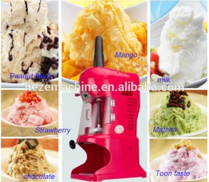 Industrial Automatic Ice Crusher: Flake Ice Shaver Maker Shaving Machine
