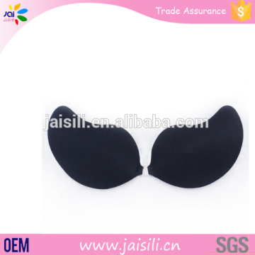 AdheisIve Push Up Sheer Fabric Silicon Bra Sexy Lingerie