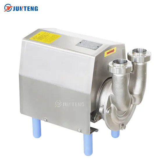 Stainless Steel Sanitary Self-Primming Circulating Pumps for Return Systems