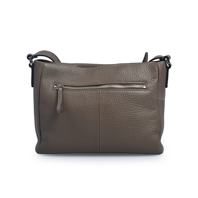 functional genuine saffiano leather women sling crossbody shoulder bag