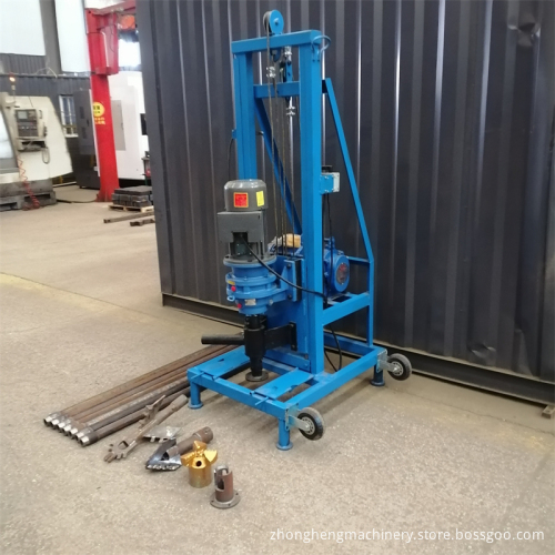 High Efficiency Electric Water Well Drill Machine - 100M Depth Hydraulic Drilling Rig