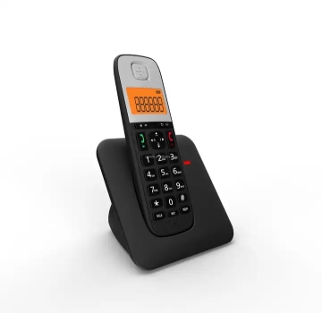 High-Quality Portable DECT Telephone with Voice Message Function: Ideal for Home, Office, Apartments, and Hotels