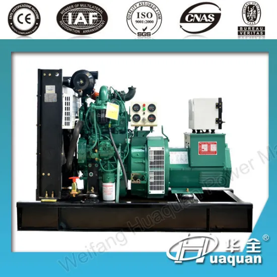 yuchai continuous work reliable diesel genrator 30kw with brushless alternator sale