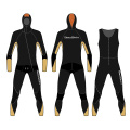 Seaskin Mens 2-Pieces Wetsuits Menyelam dengan John Long John